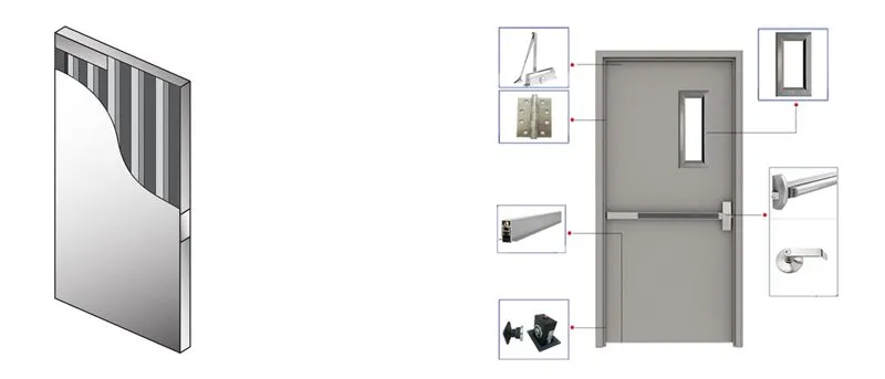 wholesale steel fire door